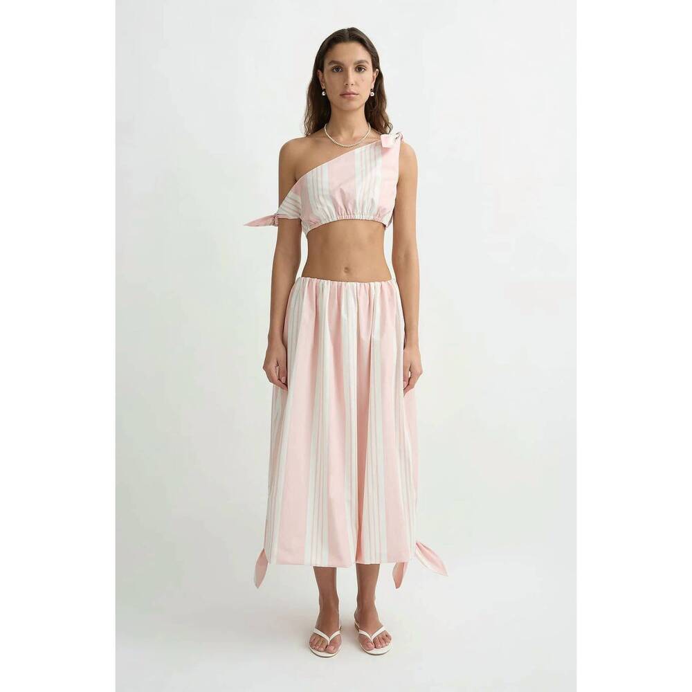 NEW POSSE rosie tie top in pink